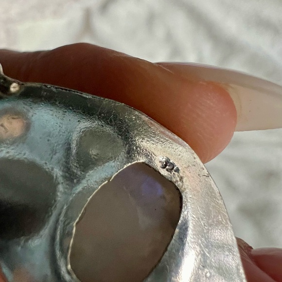 925 Gorgeous! Rainbow Moonstone Earrings - Picture 5 of 5